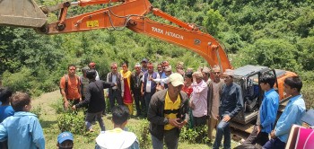 बैतडीको सुर्नयामा चौथाली–कठमडा सडक निर्माण कार्य शुरु 